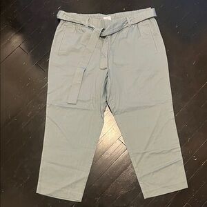 Women’s Sage Green Tie Waist Pants